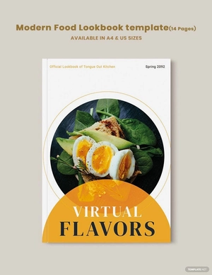 Modern Food Lookbook Template