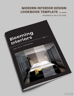 Modern Interior Design Lookbook Template