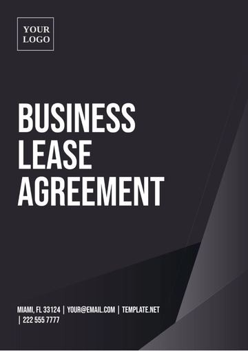 Free Business Lease Agreement Template to Edit Online