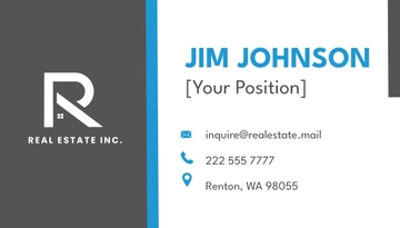 Free Home Stager Business Card Template to Edit Online
