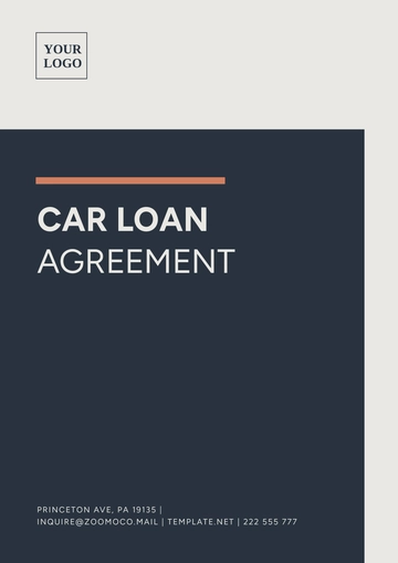 Free Car Loan Agreement Template to Edit Online