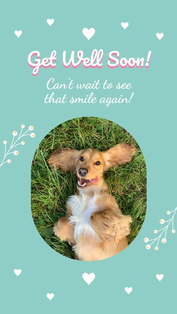 Free Get Well Soon Card With Photo to Edit Online