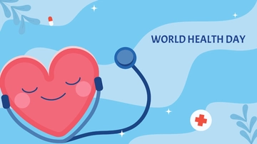 Free World Health Day Background Template to Edit Online