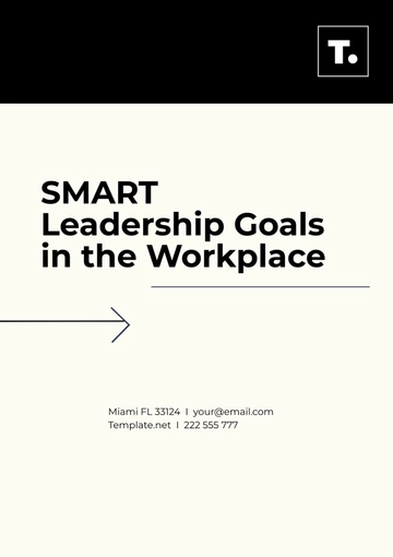 Free SMART Leadership Goals in the Workplace Template to Edit Online