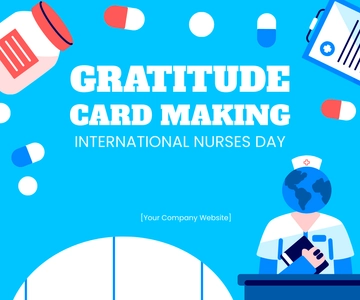 Free  International Nurses Day Ad Banner Template to Edit Online