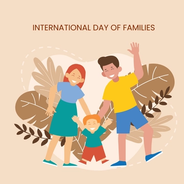 Free International Day of Families Clipart Template to Edit Online