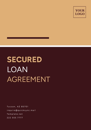 Free Secured Loan Agreement Template to Edit Online