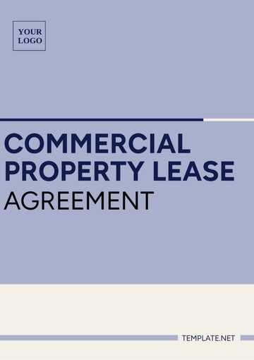 Free Commercial Property Lease Agreement Template to Edit Online