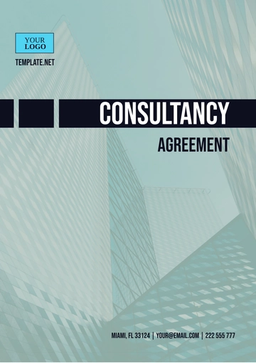Free Consultancy Agreement Template to Edit Online
