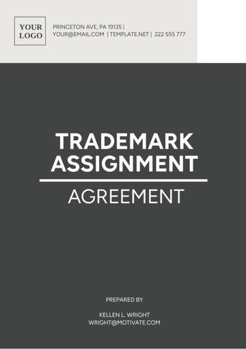 Free Trademark Assignment Agreement Template to Edit Online