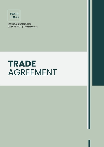 Free Trade Agreement Template to Edit Online