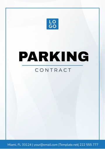 Free Parking Contract Template to Edit Online