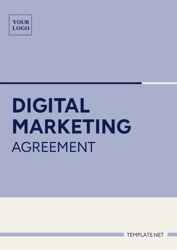 Free Digital Marketing Agreement Template to Edit Online