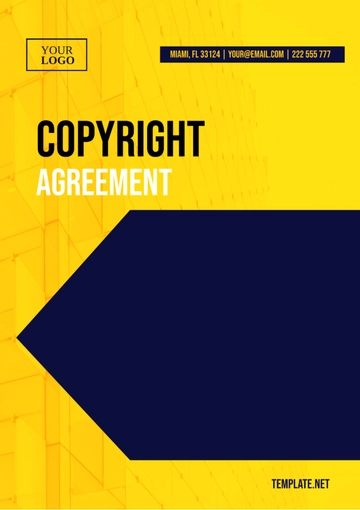Free Copyright Agreement Template to Edit Online