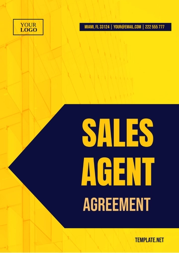 Free Sales Agent Agreement Template to Edit Online