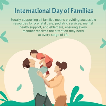 Free International Day of Families WhatsApp Post Template to Edit Online Free International Day of Families WhatsApp Post Template to Edit Online