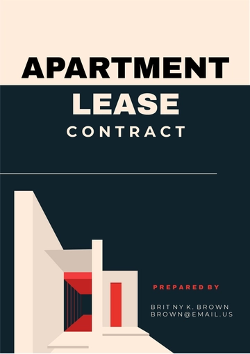 Free Apartment Lease Contract Template to Edit Online