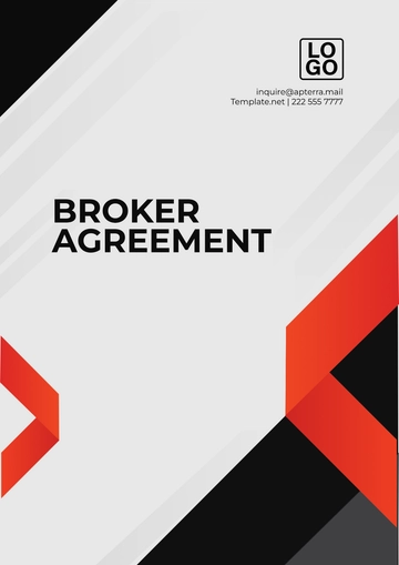 Free Broker Agreement Template to Edit Online Free Broker Agreement Template to Edit Online