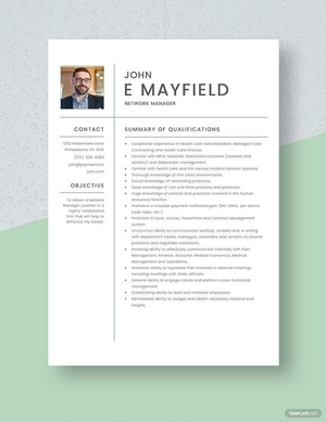Network Manager Resume