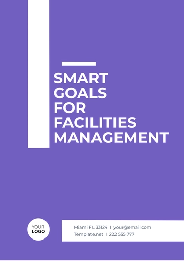 Free SMART Goals For Facilities Management Template to Edit Online