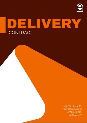 Free Delivery Contract Template to Edit Online
