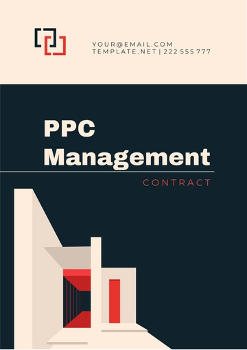 Free PPC Management Contract Template to Edit Online