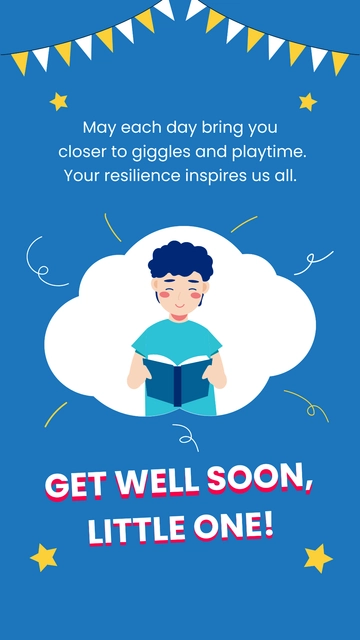 Free Get Well Soon Message For Baby Boy to Edit Online