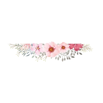 Free Pink Watercolor Floral Clipart to Edit Online