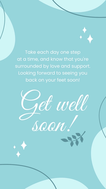 Free Get Well Soon Message For Patient to Edit Online