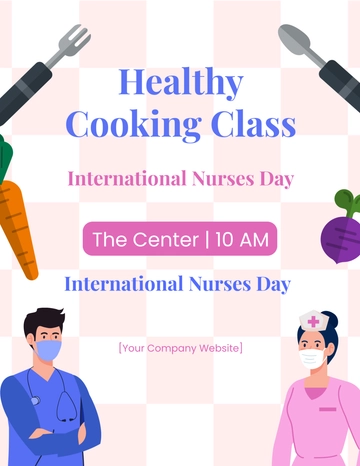 Free International Nurses Day Flyer Template to Edit Online