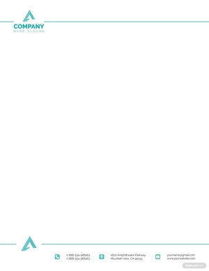 Corporate Letterhead Format Template