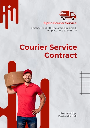 Free Courier Service Contract Template to Edit Online