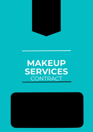 Free Makeup Service Contract Template to Edit Online