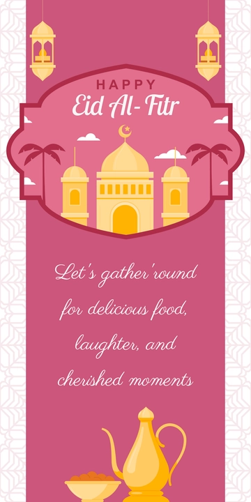 Free Eid al Fitr Web Banner Template to Edit Online