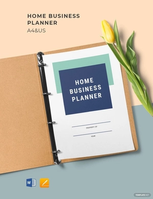 Home Business Planner Template