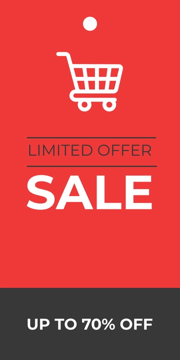Free Sale Tag Template to Edit Online