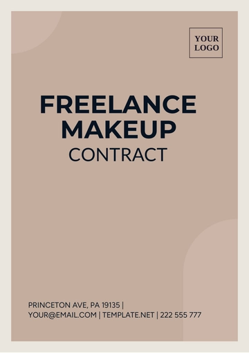 Free Freelance Makeup Contract Template to Edit Online