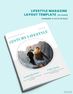 Lifestyle Magazine Layout Template