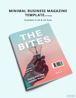 Minimal Business Magazine Template