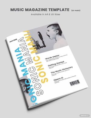 Music Magazine Template