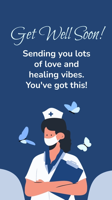 Free Hospital Get Well Soon Message Template to Edit Online