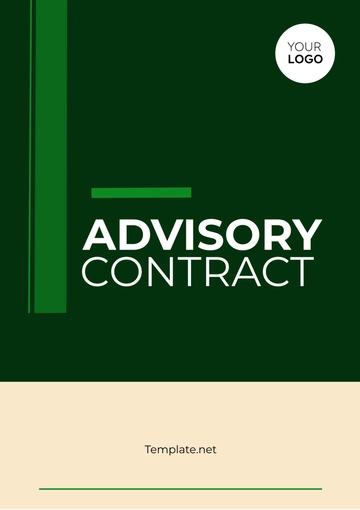 Free Advisory Contract Template to Edit Online