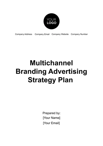 Free Multichannel Branding Advertising Strategy Plan Template to Edit Online