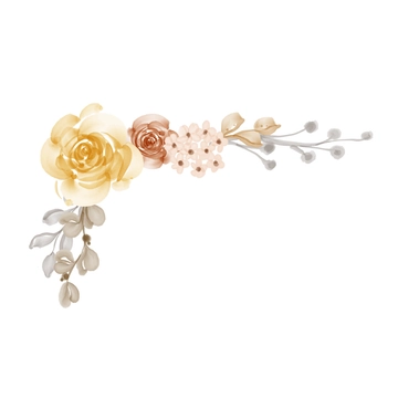 Free Watercolor Floral Border Clipart to Edit Online
