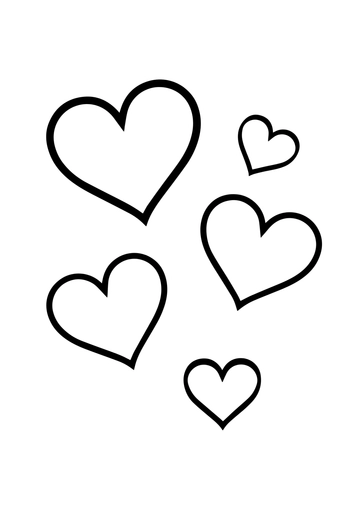 Free Small Heart Drawing to Edit Online