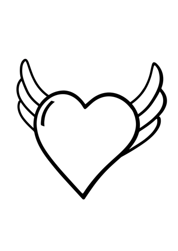 Free Anime Heart Drawing to Edit Online