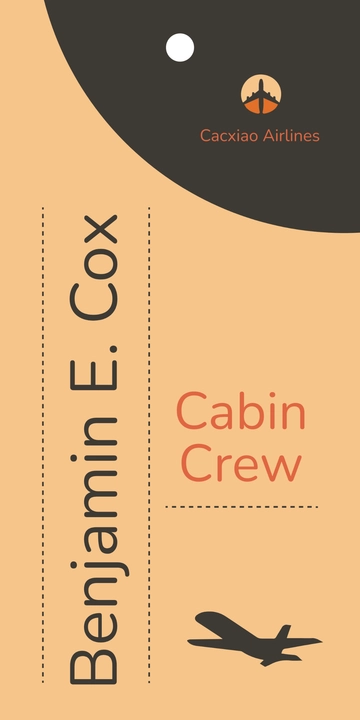 Free Cabin Name Tag Template to Edit Online