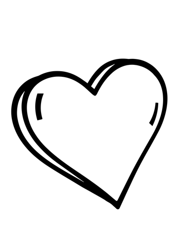 Free Heart Shape Drawing to Edit Online