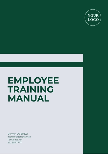 Free Employee Training Manual Template to Edit Online