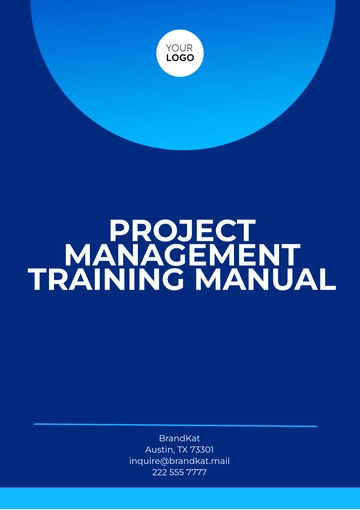 Free Project Management Training Manual Template to Edit Online